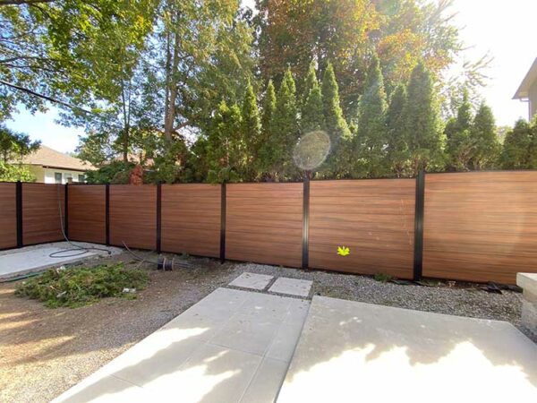 2-Aluminum Vinyl Fence Installed in Toronto