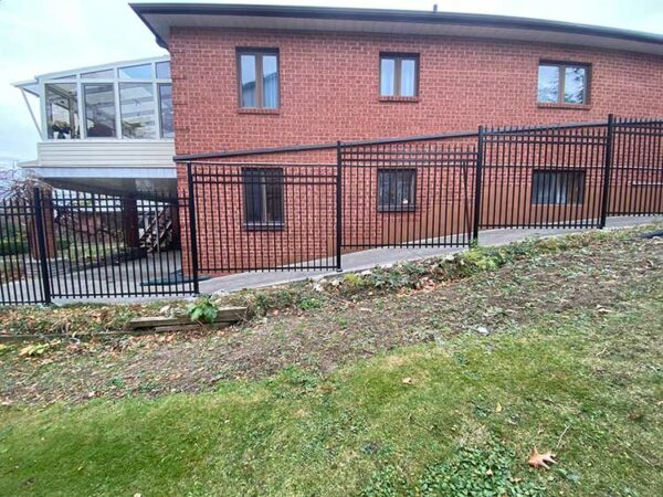 Aluminum Picket Fence Installed in Mississauga