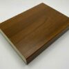 Light Walnut Insulated Aluminum Fence
