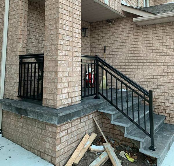 Porch Railings installed in Canada